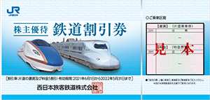 西日本旅客鉄道(株)(9021)の株主優待の画像